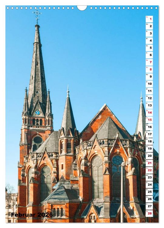 Produktbild: Gera - Stadt an der wei&szlig;en Elster (Wandkalender 2026 DIN A3 hoch), CALVENDO Monatskalender