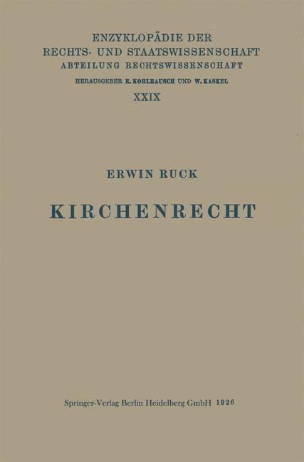 Produktbild: Kirchenrecht
