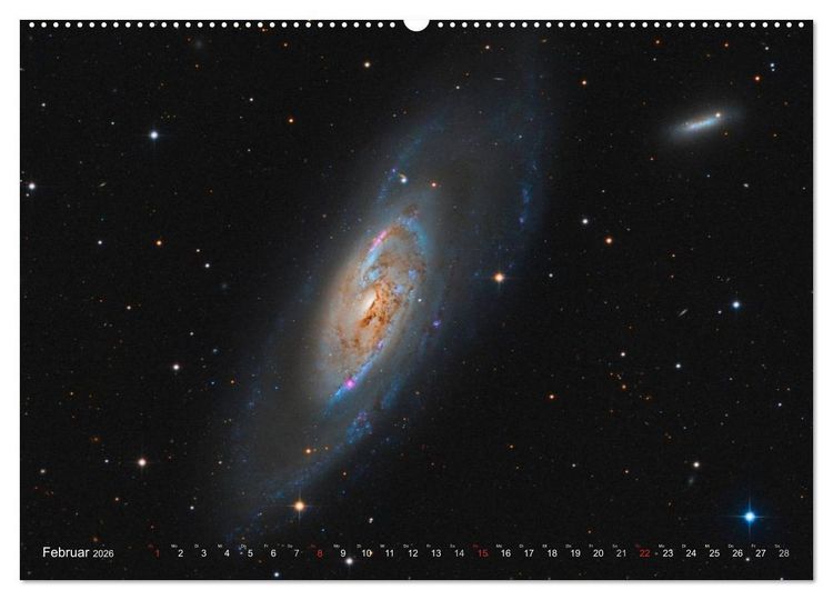 Produktbild: Faszination Galaxien Formenvielfalt der Welteninseln (Wandkalender 2026 DIN A2 quer), CALVENDO Monatskalender