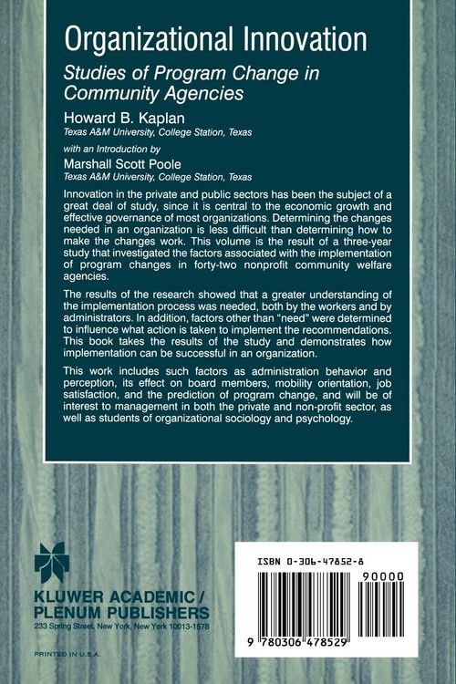 Produktbild: Organizational Innovation