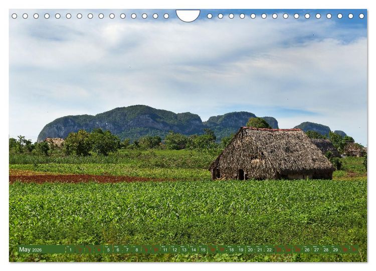 Produktbild: CUBA CARIBBEAN DREAM DESTINATION (Wall Calendar 2026 DIN A4 landscape), CALVENDO 12 Month Wall Calendar