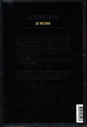 Produktbild: Le couteau. Une enqu&ecirc;te de l'inspecteur Harry Hole