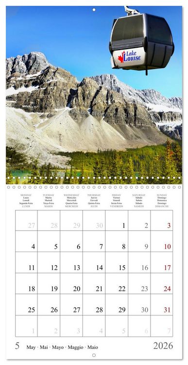 Produktbild: Canada, National Parks Road Trip (Wall Calendar 2026 12 &times; 12 Inch) CALVENDO 12 Month Wall Calendar