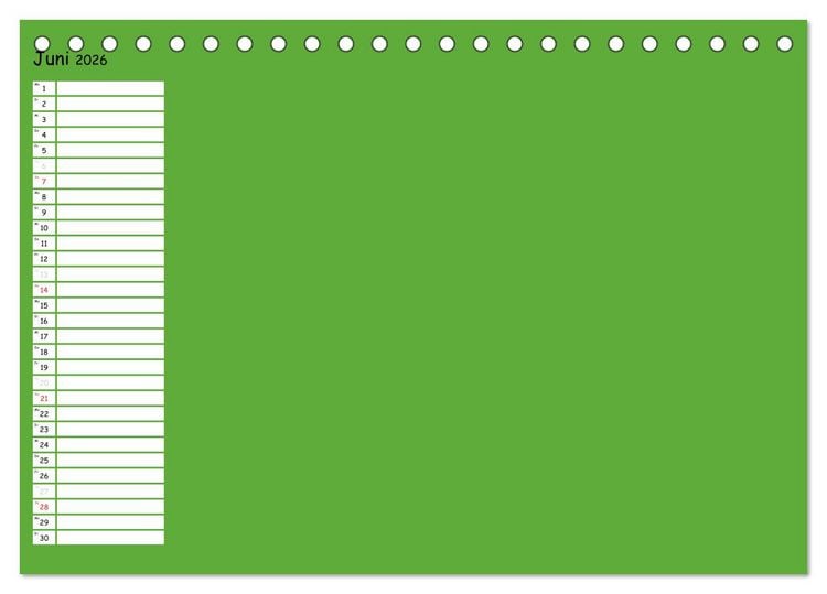 Produktbild: Bunter Bastelkalender (Tischkalender 2026 DIN A5 quer), CALVENDO Monatskalender