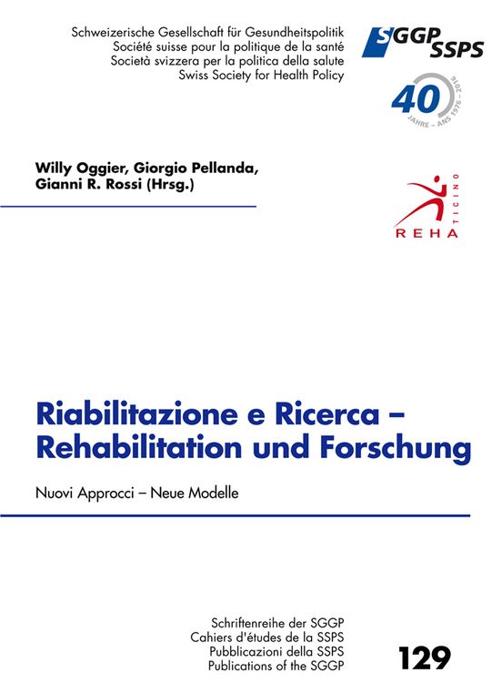 Produktbild: Riabilitazione e Ricerca - Rehabilitation und Forschung, Nouvi Approcci - Neue Modelle
