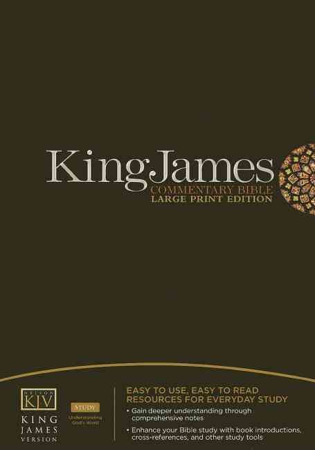 Produktbild: Commentary Bible-KJV-Large Print