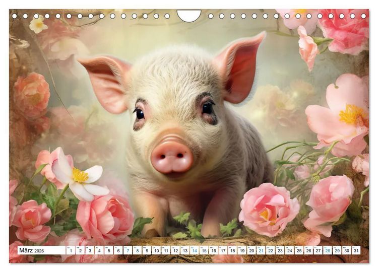 Produktbild: Tierisch s&uuml;&szlig;! (Wandkalender 2026 DIN A4 quer), CALVENDO Monatskalender
