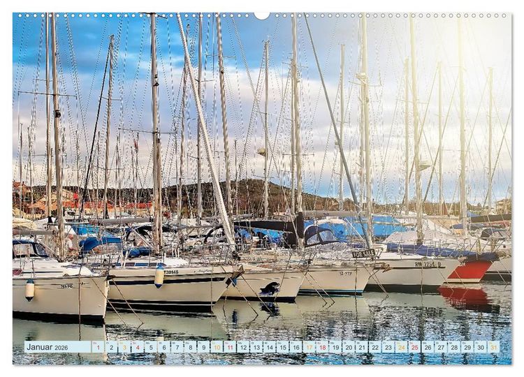 Produktbild: Segelyacht - Freiheit und Abenteuer (Wandkalender 2026 DIN A2 quer), CALVENDO Monatskalender