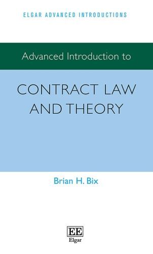 Produktbild: Advanced Introduction to Contract Law and Theory