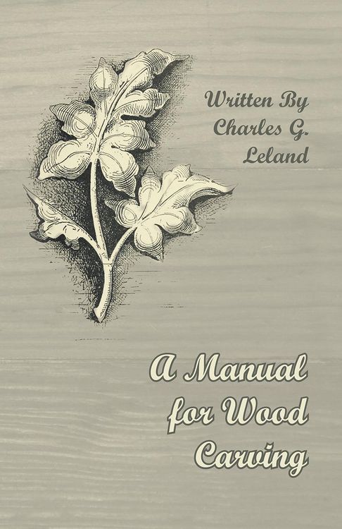 Produktbild: A Manual for Wood Carving