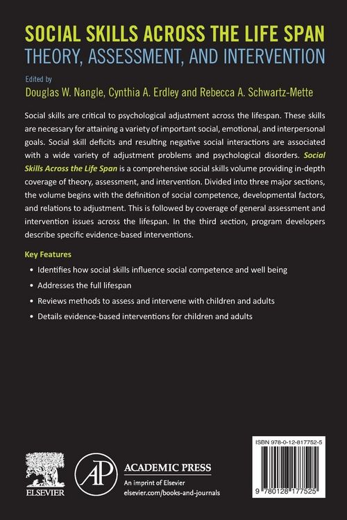 Produktbild: Social Skills Across the Life Span