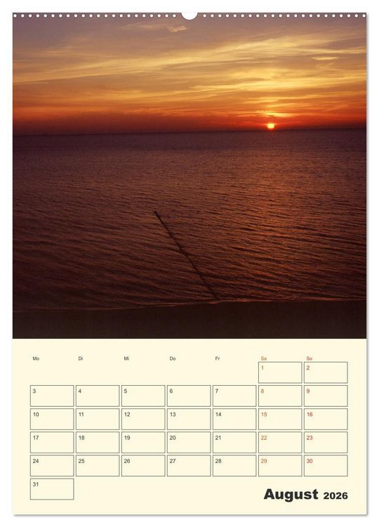 Produktbild: Usedom (hochwertiger Premium Wandkalender 2026 DIN A2 hoch), Kunstdruck in Hochglanz