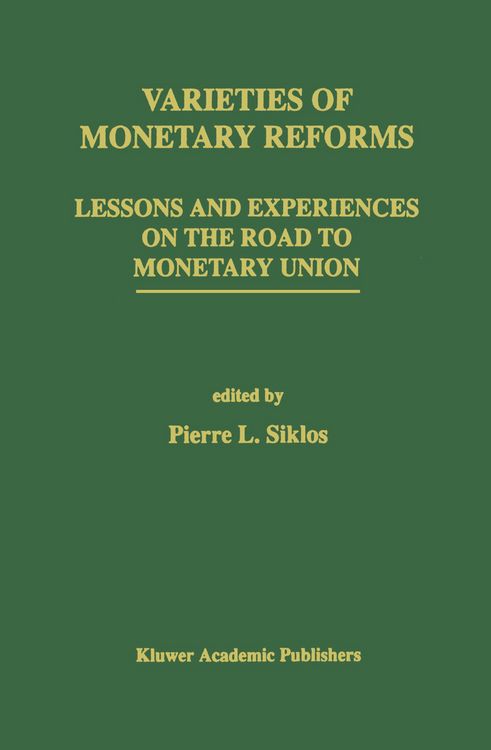 Produktbild: Varieties of Monetary Reforms