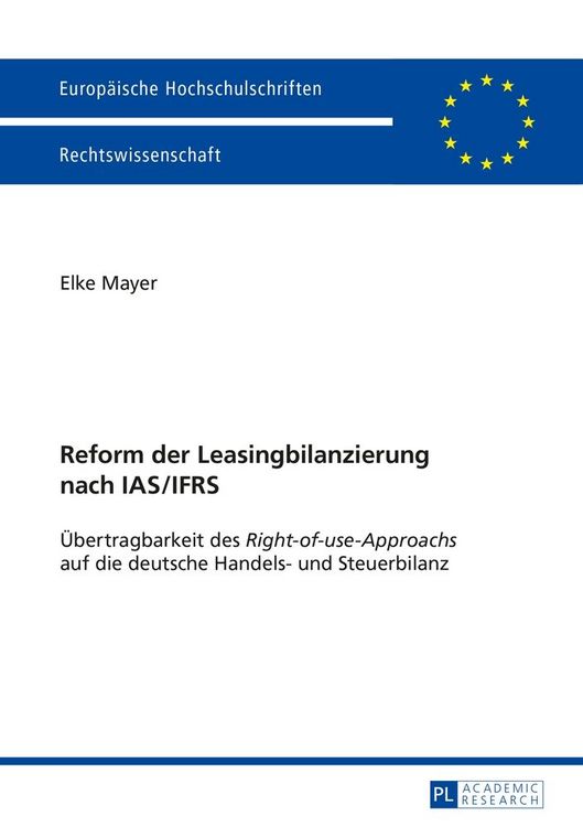 Produktbild: Reform der Leasingbilanzierung nach IAS/IFRS