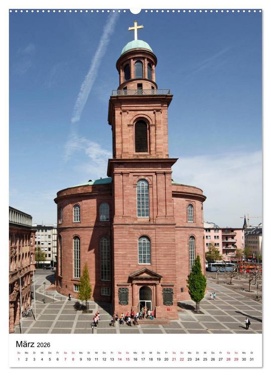 Produktbild: Frankfurt am Main vom Frankfurter Taxifahrer Petrus Bodenstaff (Wandkalender 2026 DIN A2 hoch), CALVENDO Monatskalender