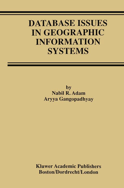 Produktbild: Database Issues in Geographic Information Systems