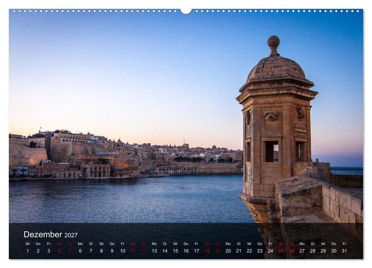 Produktbild: Malta entdecken Malta, Gozo, Comino (hochwertiger Premium Wandkalender 2027 DIN A2 quer), Kunstdruck in Hochglanz