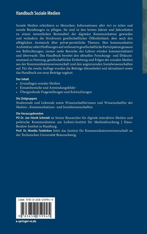 Produktbild: Handbuch Soziale Medien