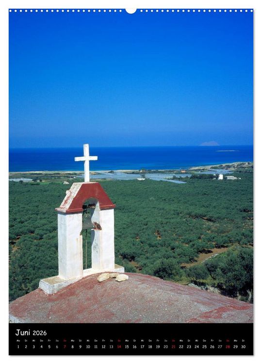Produktbild: KRETA (hochwertiger Premium Wandkalender 2026 DIN A2 hoch), Kunstdruck in Hochglanz