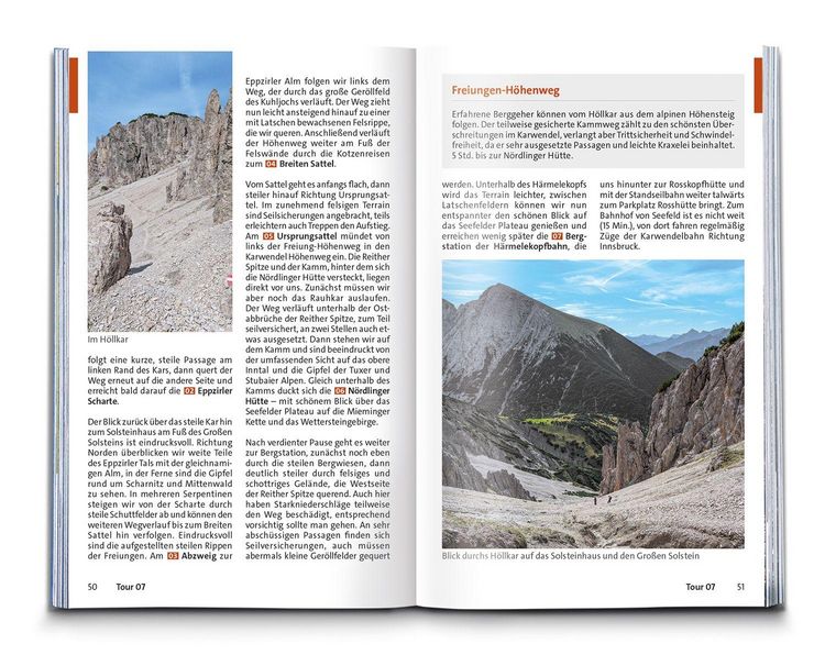 Produktbild: KOMPASS Wanderf&uuml;hrer Innsbruck und Umgebung, Karwendel, Tuxer Alpen, Sellrain und Mieminger Kette, 60 Touren mit Extra-Tourenkarte
