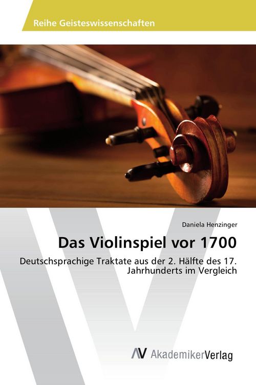 Produktbild: Das Violinspiel vor 1700