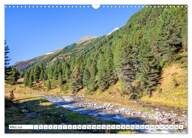 Produktbild: Jagdhausalm in Osttirol (Wandkalender 2026 DIN A3 quer), CALVENDO Monatskalender