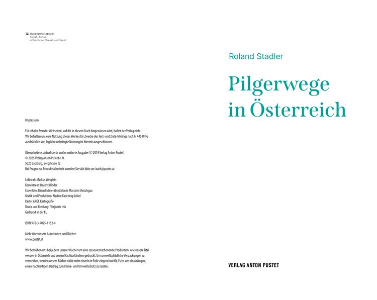 Produktbild: Pilgerwege in &Ouml;sterreich