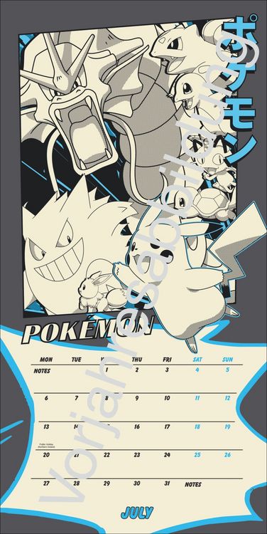 Produktbild: Pok&eacute;mon Broschurkalender 2027