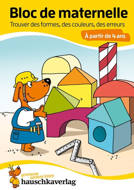 Bild vom Artikel Bloc de maternelle à partir de 4 ans - Trouver les formes, les couleurs, les erreurs - coloriage enfant - cahier vacances 4 ans vom Autor Linda Bayerl