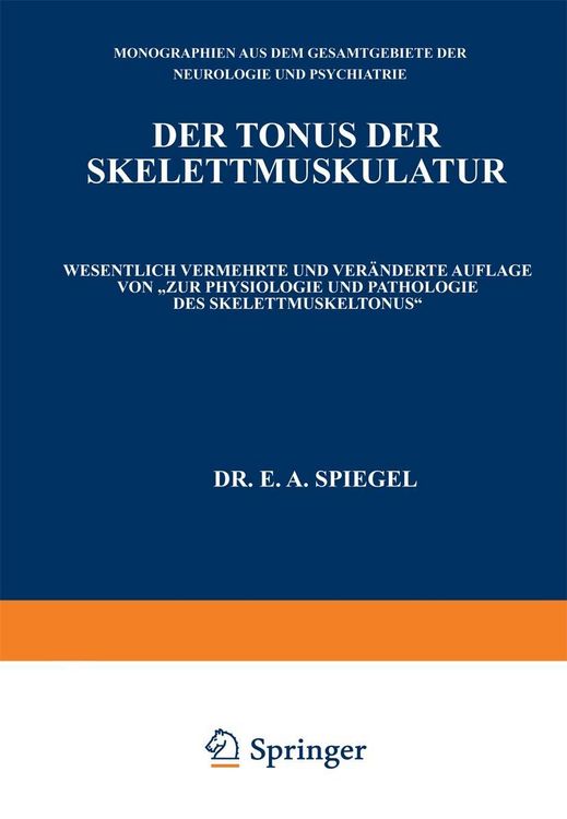 Produktbild: Der Tonus der Skelettmuskulatur