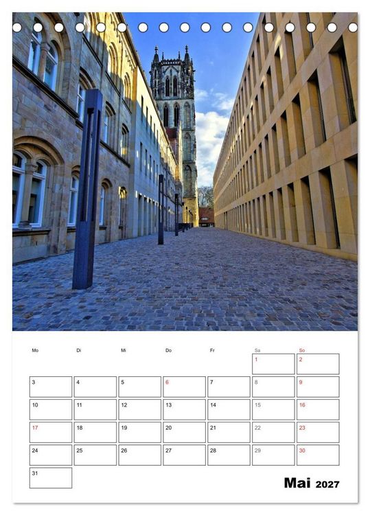 Produktbild: M&uuml;nster entdecken (Tischkalender 2027 DIN A5 hoch), CALVENDO Monatskalender