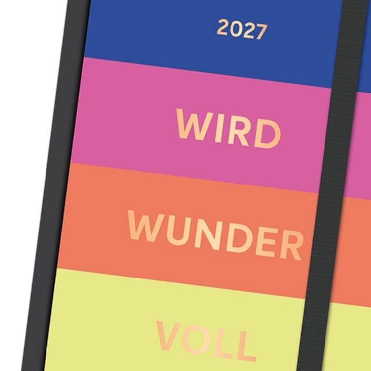 Produktbild: Terminplaner Letterart 2027 wird wundervoll