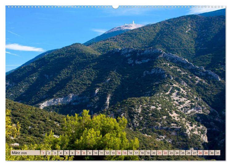 Produktbild: Magisches Land des Ventoux (Wandkalender 2026 DIN A2 quer), CALVENDO Monatskalender