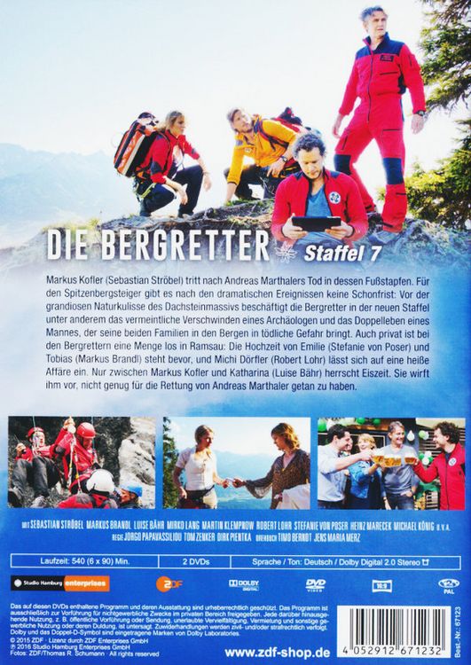 Produktbild: Die Bergretter - Staffel 7 [2 DVDs]