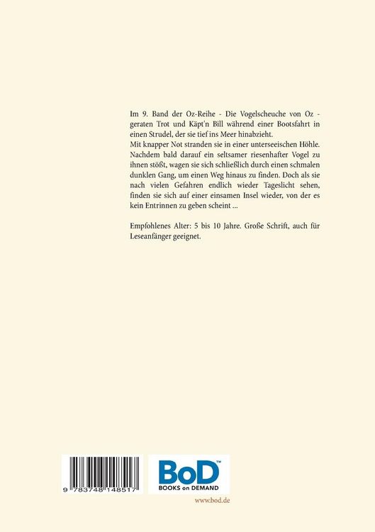 Produktbild: Die Vogelscheuche von Oz - Die Oz-B&uuml;cher Band 9
