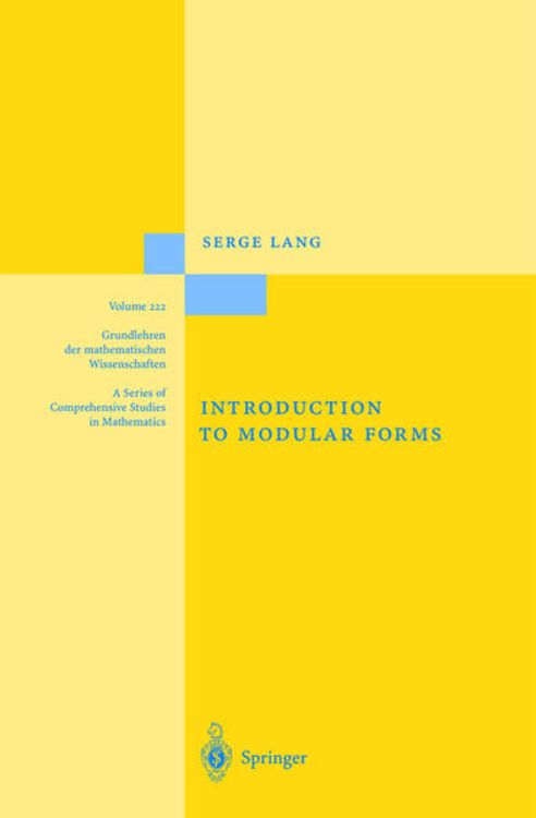 Produktbild: Introduction to Modular Forms