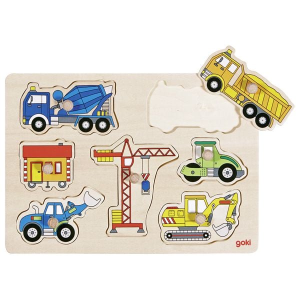 Produktbild: Steckpuzzle Baufahrzeuge
