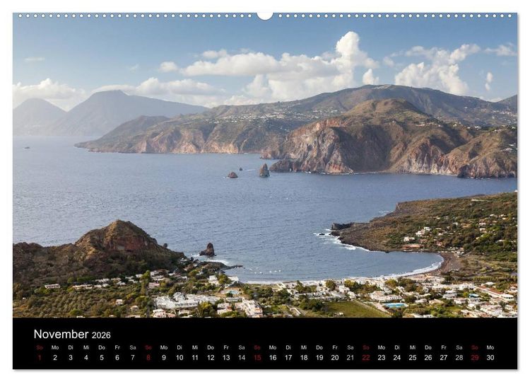 Produktbild: Liparische Inseln (hochwertiger Premium Wandkalender 2026 DIN A2 quer), Kunstdruck in Hochglanz