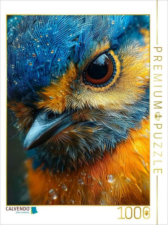 Produktbild: CALVENDO Puzzle Blaumeise | 1000 Teile Lege-Gr&ouml;&szlig;e 64x48cm Foto-Puzzle f&uuml;r gl&uuml;ckliche Stunden