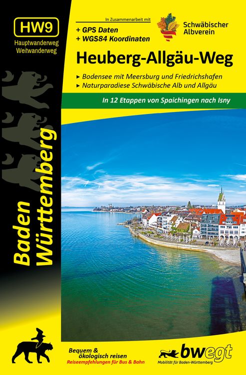 Produktbild: Heuberg-Allg&auml;u-Weg HW9 - Bodensee, Naturparadiese Schw&auml;bische Alb und Allg&auml;u