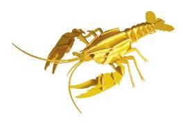 Produktbild: 3D Papiermodell. Hummer
