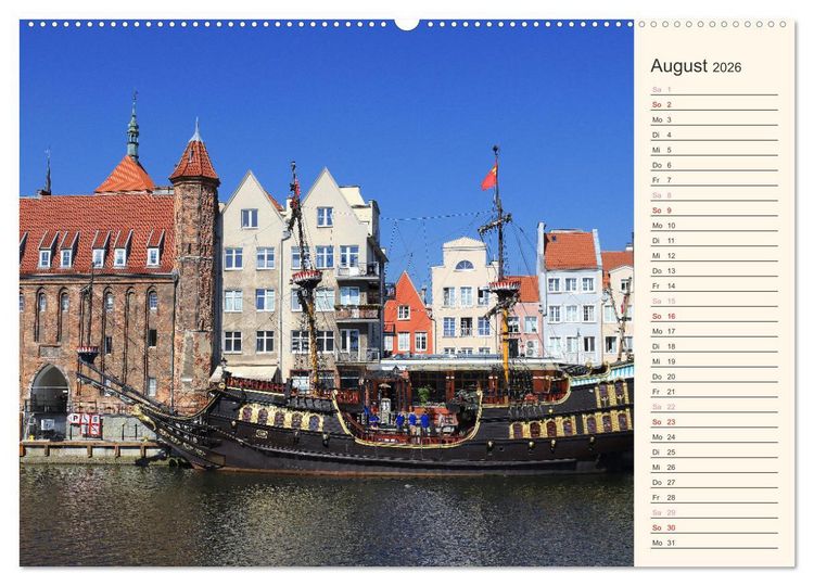 Produktbild: Quer durch Polens Norden (Wandkalender 2026 DIN A2 quer), CALVENDO Monatskalender