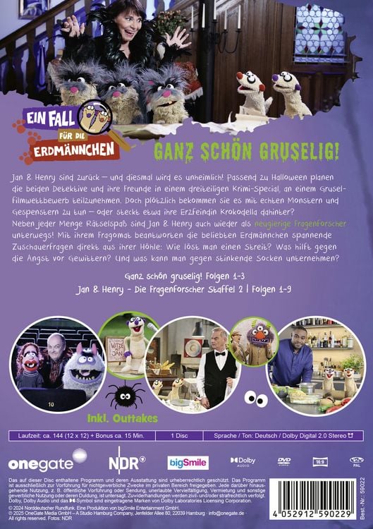Produktbild: Ein Fall f&uuml;r die Erdm&auml;nnchen - Grusel-Special / Jan & Henry - Die Fragenforscher