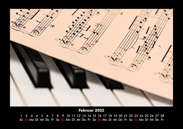 Produktbild: Musik 2025 Fotokalender DIN A3