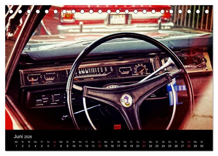 Produktbild: US-Muscle-Cars - Plymouth (Tischkalender 2026 DIN A5 quer), CALVENDO Monatskalender