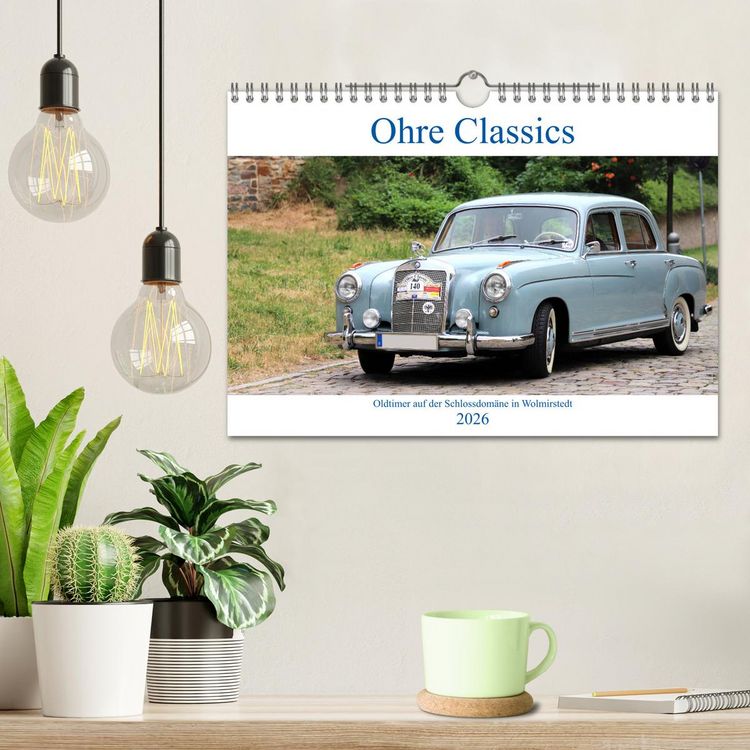 Produktbild: Ohre Classics - Oldtimer auf der Schlossdom&auml;ne in Wolmirstedt (Wandkalender 2026 DIN A4 quer), CALVENDO Monatskalender
