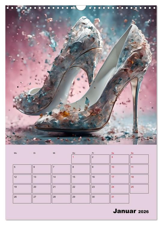 Produktbild: Verzaubert durch High Heels &ndash; Ein Kalender f&uuml;r Schuhliebhaber (Wandkalender 2026 DIN A3 hoch), CALVENDO Monatskalender