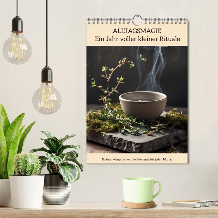 Produktbild: ALLTAGSMAGIE Ein Jahr voller kleiner Rituale (Wandkalender 2027 DIN A4 hoch), CALVENDO Monatskalender