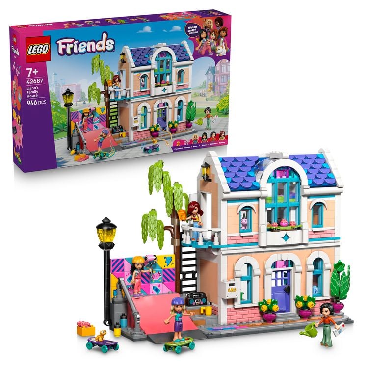 Produktbild: LEGO Friends 42687 Lianns Familienhaus, Spielzeug mit Tierfigur