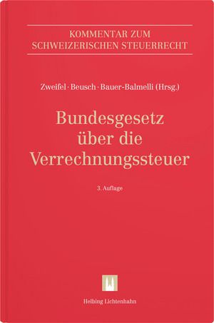Produktbild: Bundesgesetz &uuml;ber die Verrechnungssteuer